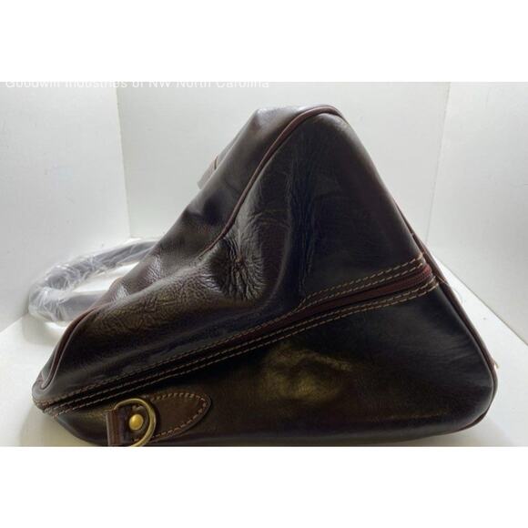 CENCIO NWT XL DUFFEL VECCHIO BROWN ITALIAN LEATHER BAG - Picture 10 of 15